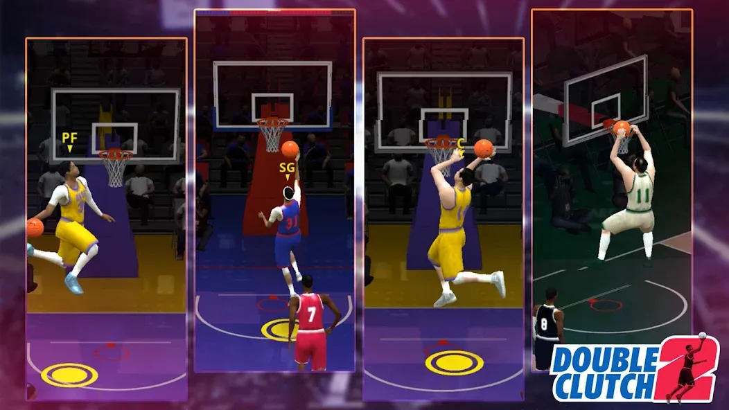 Скачать взломанную DoubleClutch 2 : Basketball (ДаблКлач 2)  [МОД Много денег] — последняя версия apk на Андроид screen 2