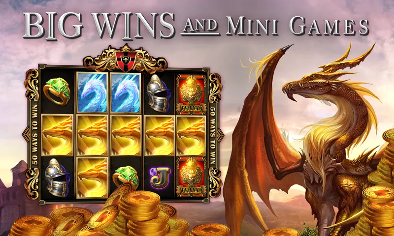 Взлом Slots Dragon Machine (Трон драконов слоты)  [МОД Много монет] — стабильная версия apk на Андроид screen 1