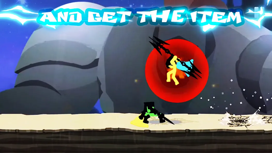 Скачать взломанную Stickman The Flash (Стикмэн Флэш)  [МОД Unlocked] — стабильная версия apk на Андроид screen 3