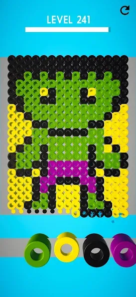 Взломанная Hama Beads: Colorful Puzzles (Хама бидс)  [МОД Бесконечные деньги] — полная версия apk на Андроид screen 2