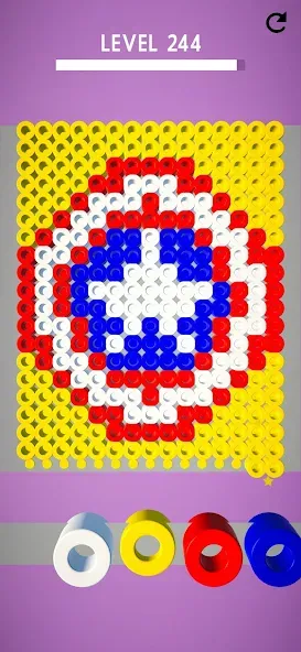 Взломанная Hama Beads: Colorful Puzzles (Хама бидс)  [МОД Бесконечные деньги] — полная версия apk на Андроид screen 3