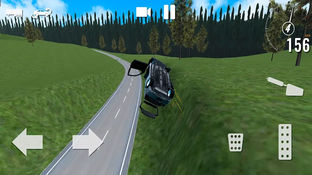 Скачать взломанную Car Crash Simulator: Accident (Кар Симулятор Столкновений)  [МОД Unlocked] — последняя версия apk на Андроид screen 2