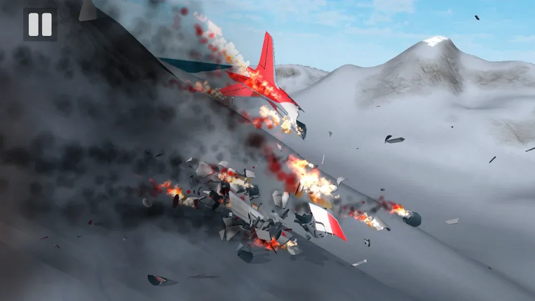 Взлом Plane Crash: Flight Simulator (Плейн Краш)  [МОД Много монет] — последняя версия apk на Андроид screen 3