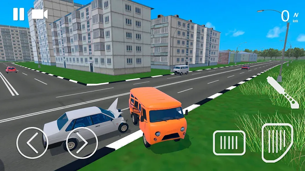 Скачать взлом Russian Car Crash Simulator (Рашн Кар Краш Симулятор)  [МОД Все открыто] — полная версия apk на Андроид screen 4