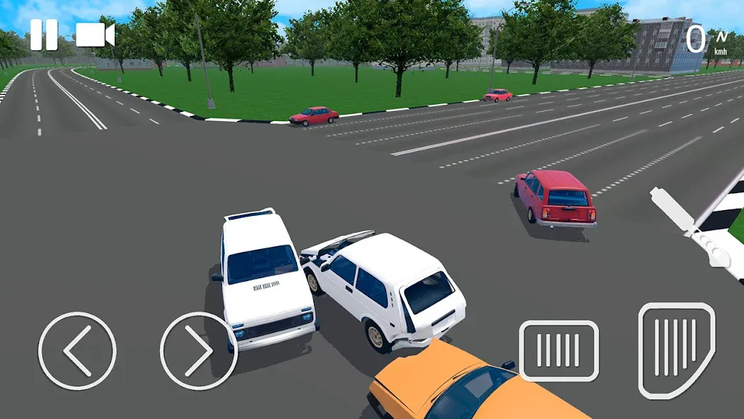 Скачать взлом Russian Car Crash Simulator (Рашн Кар Краш Симулятор)  [МОД Все открыто] — полная версия apk на Андроид screen 5