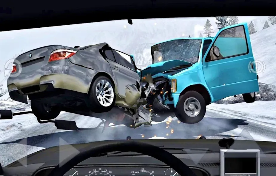 Взлом Car Crash Damage Engine Wreck (Кар Крэш Дамаг Энджин Врек)  [МОД Mega Pack] — стабильная версия apk на Андроид screen 1