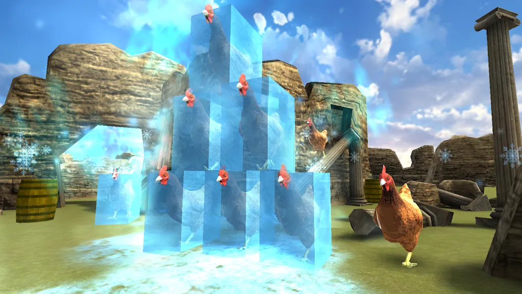 Взломанная Cluck Shot: Chicken War FPS (Клак Шот)  [МОД Много монет] — полная версия apk на Андроид screen 3