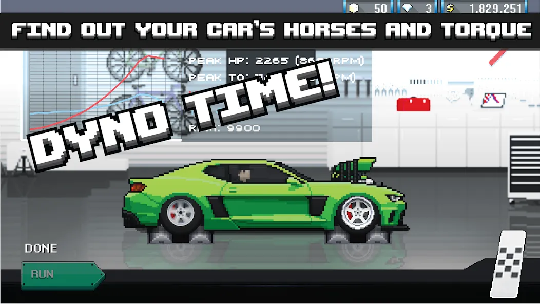 Взломанная Pixel Car Racer (Пиксельный гоночный автомобиль)  [МОД Menu] — стабильная версия apk на Андроид screen 3