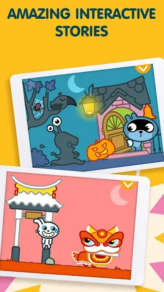 Скачать взломанную Pango Kids: Fun Learning Games  [МОД Меню] — полная версия apk на Андроид screen 3