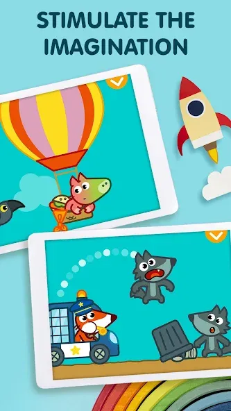 Скачать взломанную Pango Kids: Fun Learning Games  [МОД Меню] — полная версия apk на Андроид screen 4