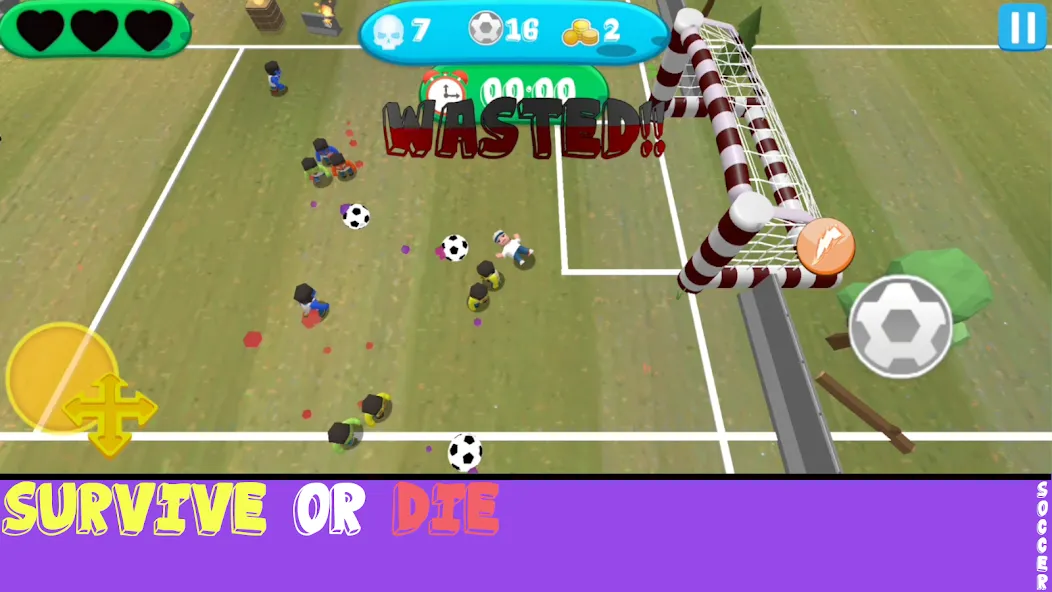 Скачать взлом Soccer Apocalypse Survival (Соккер Апокалипсис Сурвивал)  [МОД Menu] — полная версия apk на Андроид screen 2