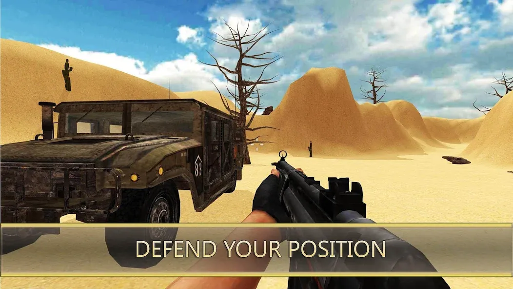 Взломанная Desert Hawks: Soldier War Game  [МОД Mega Pack] — стабильная версия apk на Андроид screen 3