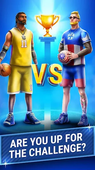 Взломанная 3pt Contest: Basketball Games  [МОД Mega Pack] — последняя версия apk на Андроид screen 1