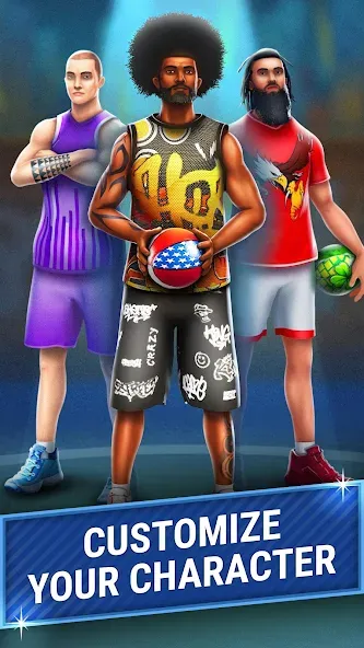 Взломанная 3pt Contest: Basketball Games  [МОД Mega Pack] — последняя версия apk на Андроид screen 3