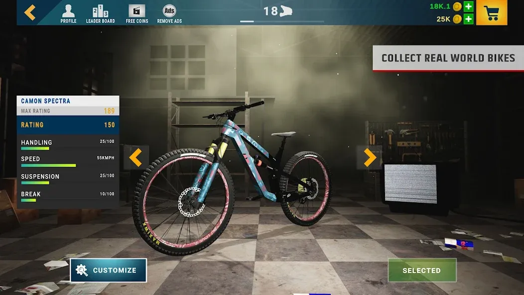 Скачать взломанную Downhill Republic (Даунхилл Республик)  [МОД Меню] — полная версия apk на Андроид screen 4