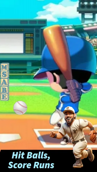 Скачать взломанную Baseball Letter Strike Homerun  [МОД Много монет] — полная версия apk на Андроид screen 1