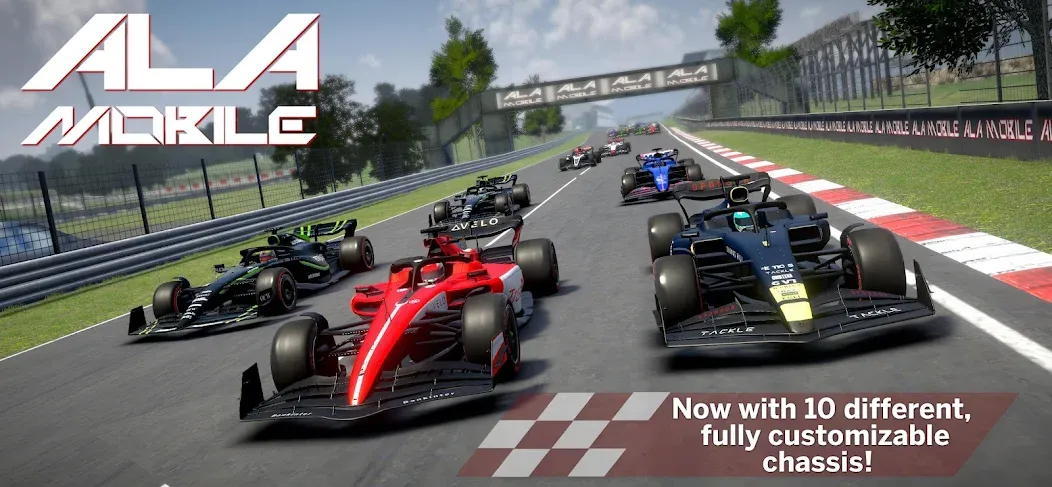 Скачать взлом Ala Mobile GP — Formula racing (Ала Мобайл Гран При)  [МОД Бесконечные деньги] — последняя версия apk на Андроид screen 1