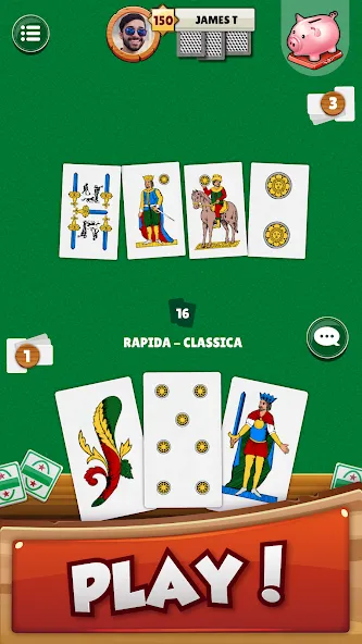 Скачать взломанную Scopa — Italian Card Game (Скопа)  [МОД Бесконечные монеты] — полная версия apk на Андроид screen 1