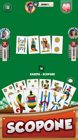 Скачать взломанную Scopa — Italian Card Game (Скопа)  [МОД Бесконечные монеты] — полная версия apk на Андроид screen 4