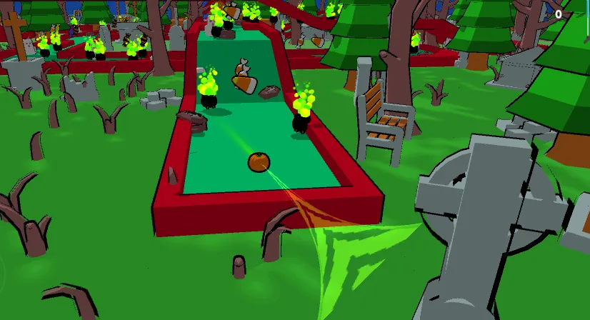 Скачать взлом MiniGolf Madness: Halloween (МиниГольф безумие)  [МОД Все открыто] — стабильная версия apk на Андроид screen 5