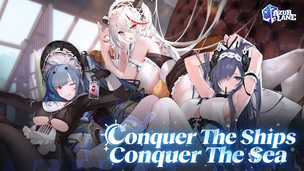 Скачать взломанную Azur Lane (Азур Лейн)  [МОД Много монет] — стабильная версия apk на Андроид screen 1