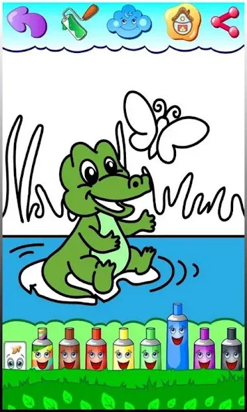 Взломанная Coloring pages  [МОД Mega Pack] — полная версия apk на Андроид screen 4