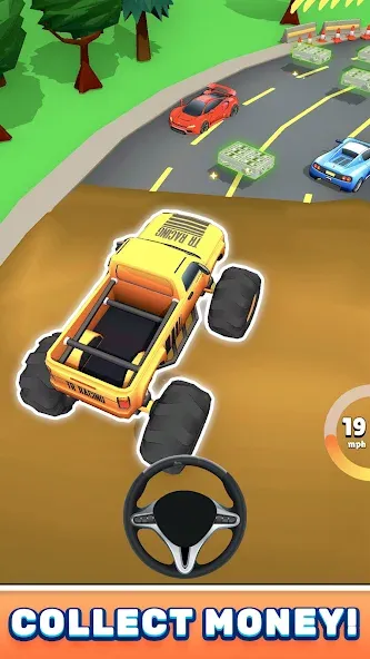 Скачать взломанную Monster Truck Rampage (Монстр Трак Рэмпейдж)  [МОД Меню] — полная версия apk на Андроид screen 5