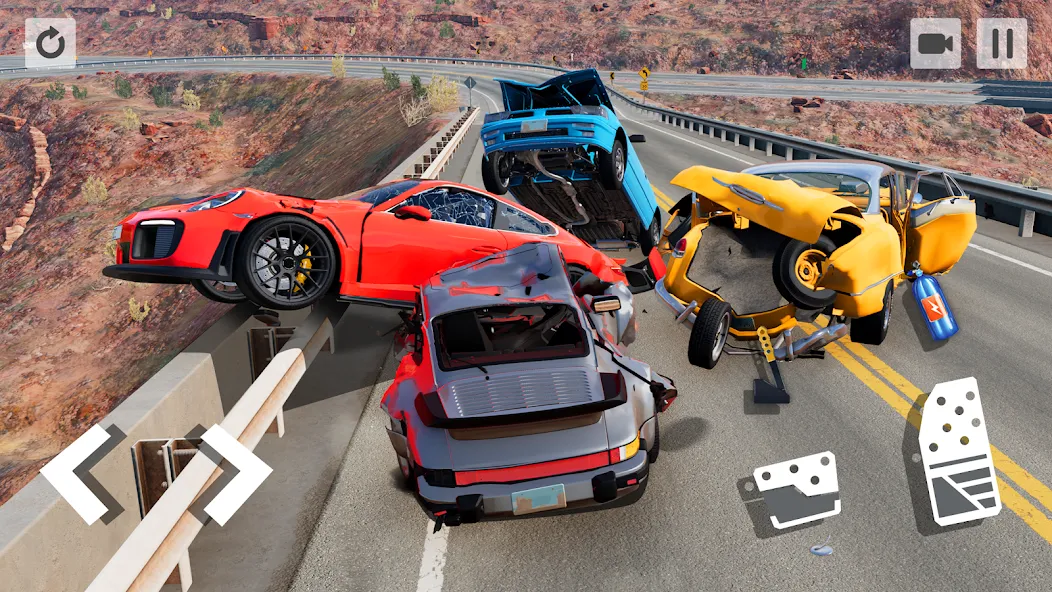 Взлом Car Crash Game (Кар Краш Гейм)  [МОД Бесконечные монеты] — полная версия apk на Андроид screen 1