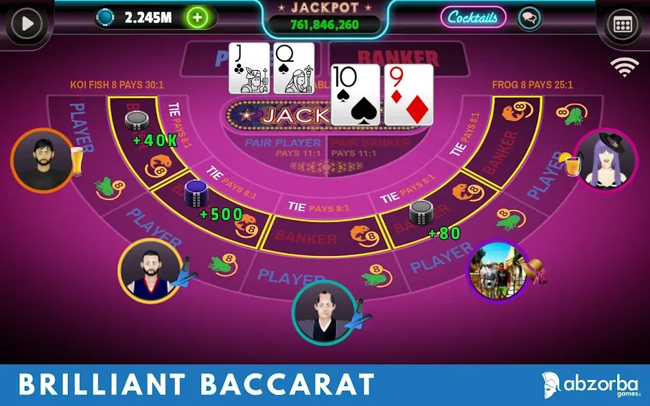 Взлом Baccarat (Баккара)  [МОД Много денег] — стабильная версия apk на Андроид screen 1