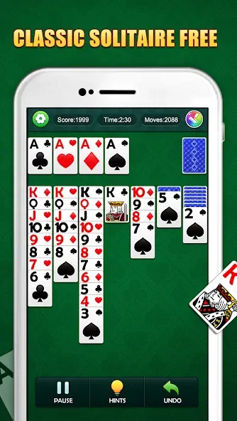 Взломанная Solitaire Puzzle : Card Jigsaw (Солитер головоломка)  [МОД Unlocked] — последняя версия apk на Андроид screen 1