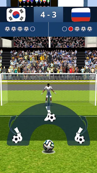 Взлом Final Shoot: Penalty-Shootout  [МОД Mega Pack] — стабильная версия apk на Андроид screen 1