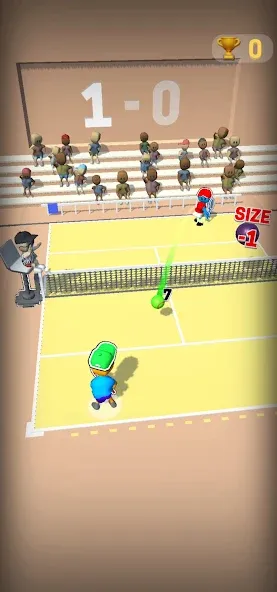 Скачать взломанную Deuce Hit! (Tennis)  [МОД Все открыто] — стабильная версия apk на Андроид screen 3