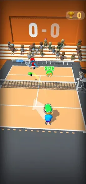 Скачать взломанную Deuce Hit! (Tennis)  [МОД Все открыто] — стабильная версия apk на Андроид screen 4