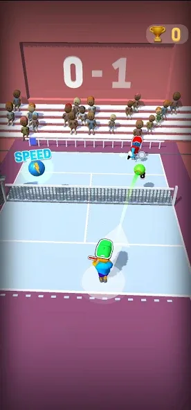 Скачать взломанную Deuce Hit! (Tennis)  [МОД Все открыто] — стабильная версия apk на Андроид screen 5