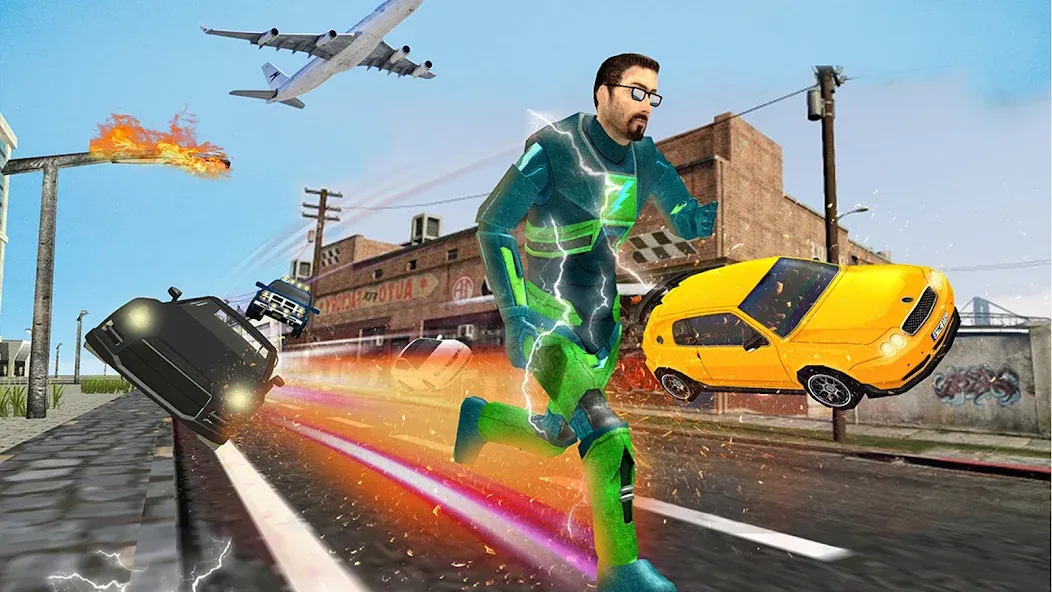 Взлом Light Superhero Speed Hero  [МОД Unlocked] — стабильная версия apk на Андроид screen 2