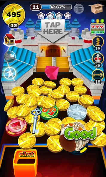 Скачать взлом AE Coin Mania : Arcade Fun (Эй Это Мания Монет)  [МОД Mega Pack] — стабильная версия apk на Андроид screen 3