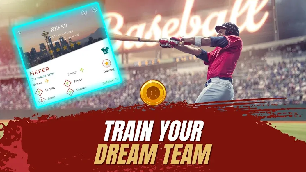 Скачать взлом Astonishing Baseball Manager (Астонишинг Бейсбол Менеджер)  [МОД Unlimited Money] — полная версия apk на Андроид screen 3