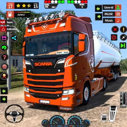 Скачать взломанную Oil Tanker Transport Simulator  [МОД Все открыто] — стабильная версия apk на Андроид screen 1