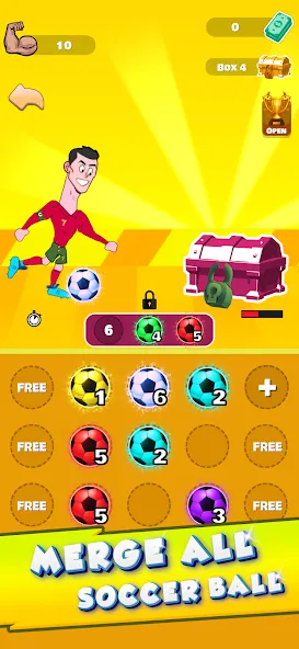 Взломанная Lifting Ronaldo (Тренировка Роналду)  [МОД Много монет] — стабильная версия apk на Андроид screen 5