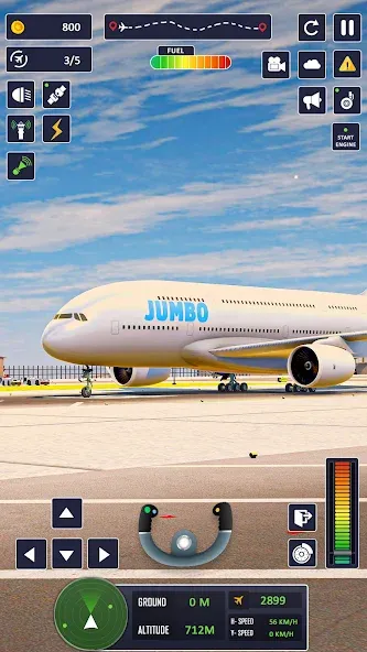 Взломанная Airplane Game Flight Simulator  [МОД Много монет] — стабильная версия apk на Андроид screen 4