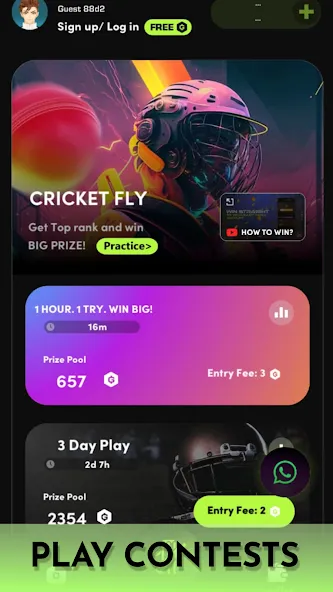 Взломанная Cricket Fly x Gamifly (Крикет Флай)  [МОД Бесконечные деньги] — последняя версия apk на Андроид screen 5