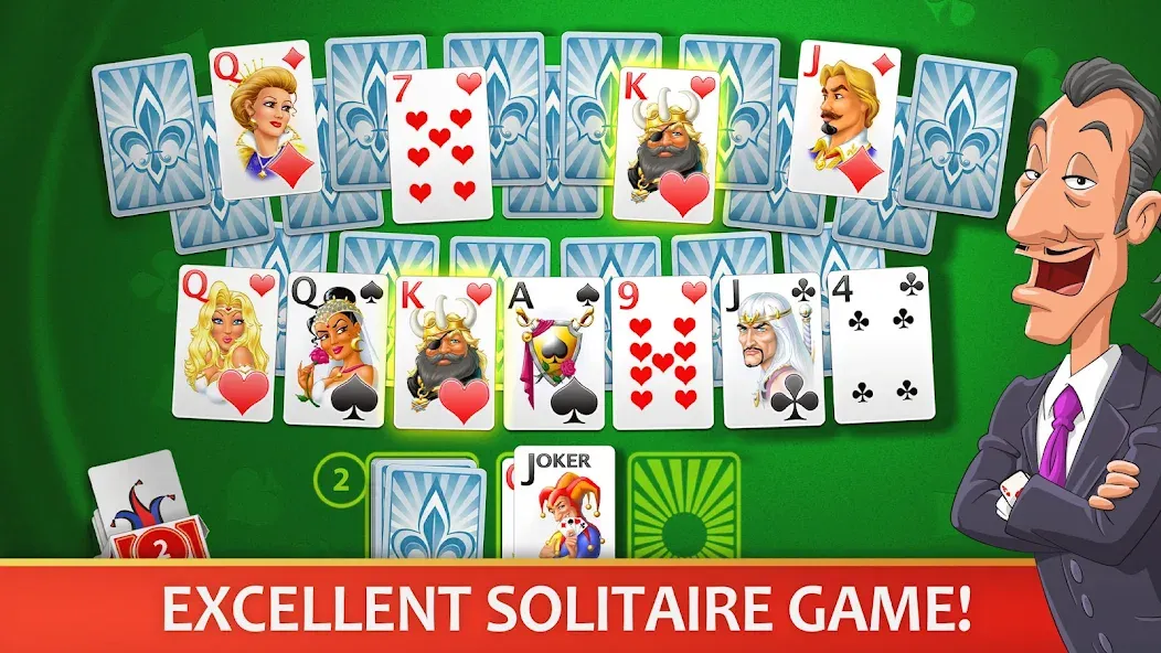 Скачать взлом Solitaire Perfect Match  [МОД Много денег] — стабильная версия apk на Андроид screen 1