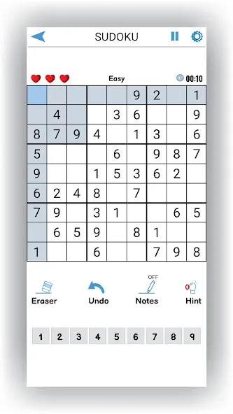 Взлом Sudoku Offline: Hard Puzzles (Судоку Оффлайн)  [МОД Mega Pack] — последняя версия apk на Андроид screen 1