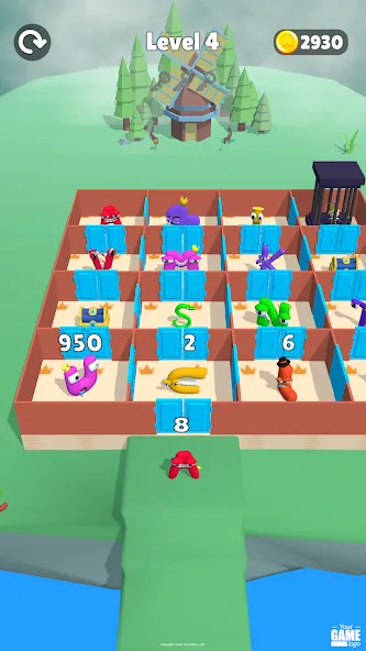 Взлом Alphabet Battle: Room Maze (Алфавит батл)  [МОД Много денег] — полная версия apk на Андроид screen 2