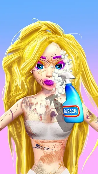 Взлом Doll Makeover — DIY 3D Dolly  [МОД Все открыто] — стабильная версия apk на Андроид screen 2