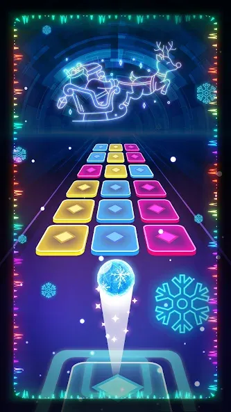 Взломанная Color Hop 3D — Music Game (Цветной Хоп 3D)  [МОД Mega Pack] — полная версия apk на Андроид screen 2