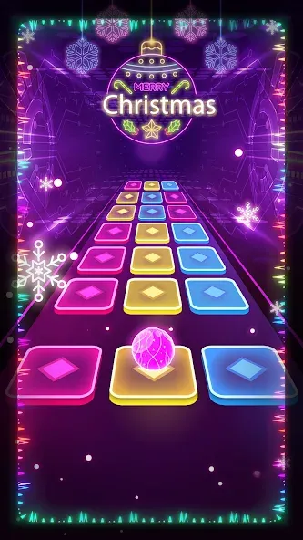 Взломанная Color Hop 3D — Music Game (Цветной Хоп 3D)  [МОД Mega Pack] — полная версия apk на Андроид screen 3