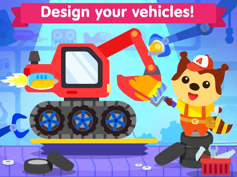 Скачать взломанную Car games for toddlers & kids  [МОД Бесконечные монеты] — стабильная версия apk на Андроид screen 4