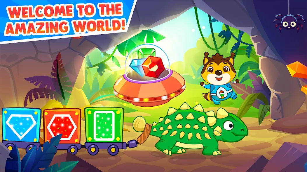 Взлом Dinosaur games for toddlers  [МОД Много монет] — стабильная версия apk на Андроид screen 1