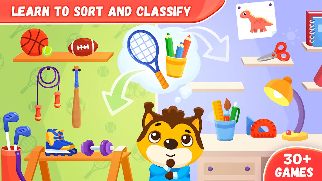 Взломанная Educational games for kids 2-4  [МОД Unlimited Money] — последняя версия apk на Андроид screen 3